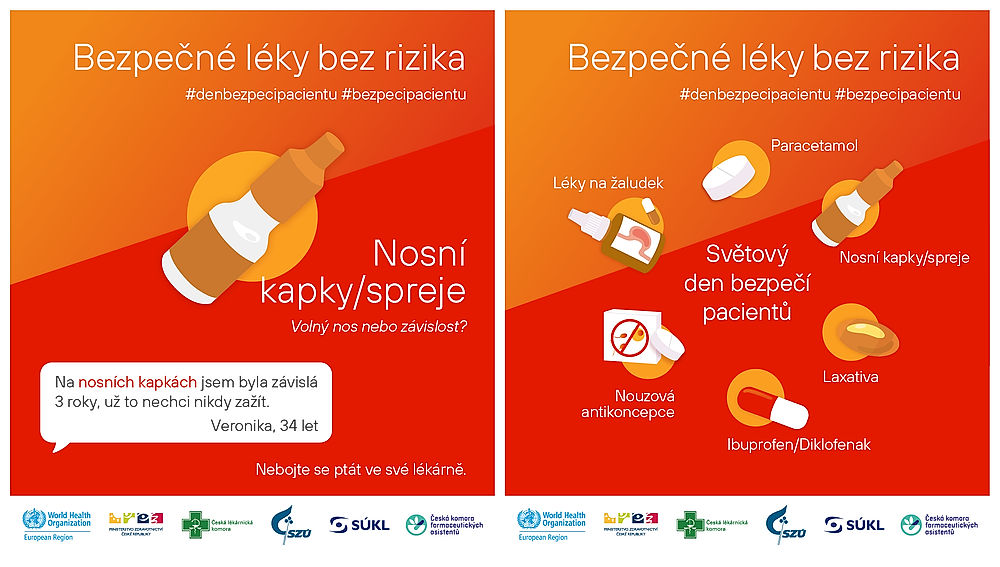 Den bezpečí pacientů: nosní kapky a spreje