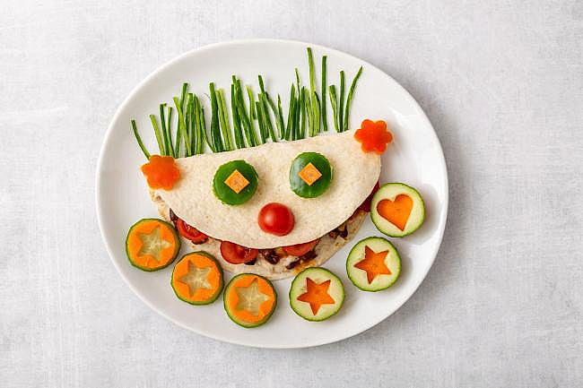 ilustrační obrázek: lákavě připravené jídlo pro děti