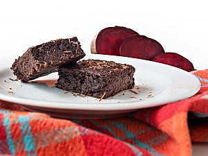 ilustrační obrázek: brownies z červené řepy