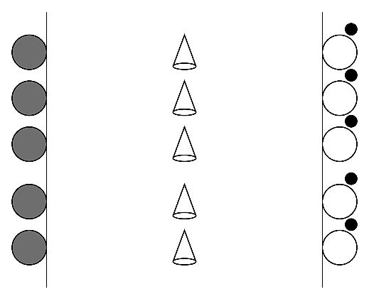 ilustrační obrázek: trefování kuželů