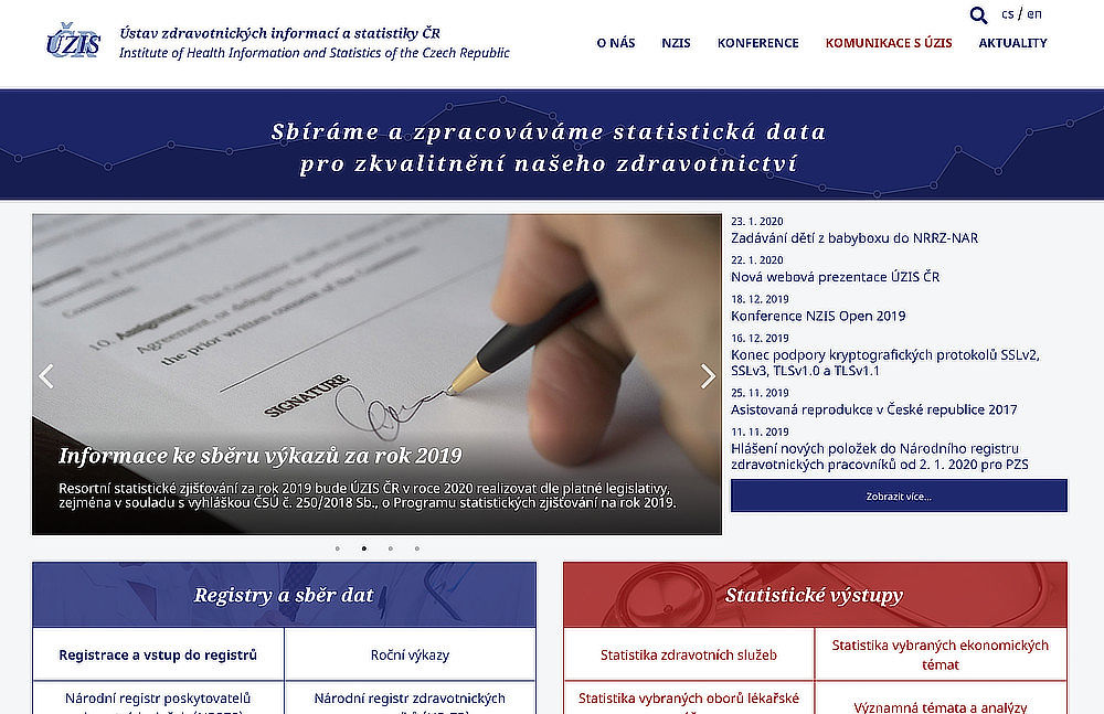 obrázek 1 k článku Ústav zdravotnických informací a statistiky České republiky (ÚZIS)