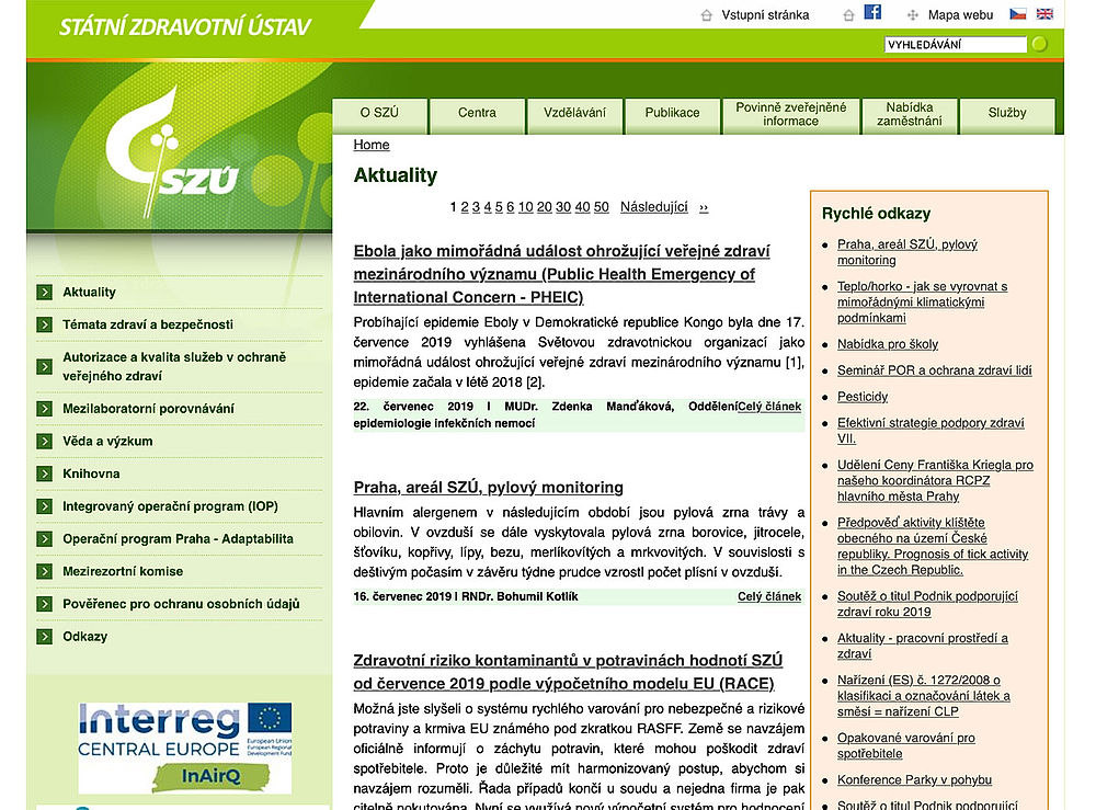 obrázek 1 k článku Státní zdravotní ústav (SZÚ)