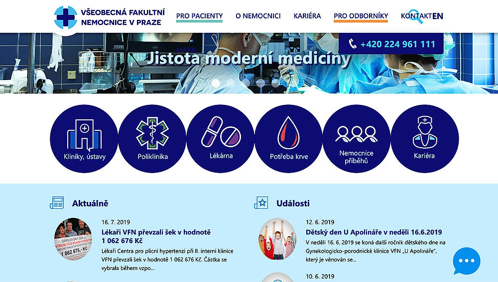 obrázek 1 k článku Všeobecná fakultní nemocnice v Praze (VFN)