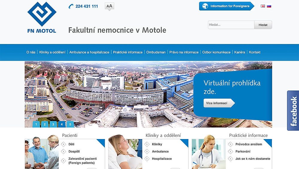 obrázek 1 k článku Fakultní nemocnice v Motole