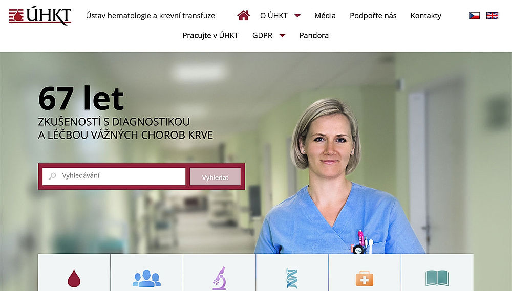 obrázek 1 k článku Ústav hematologie a krevní transfuze (ÚHKT)
