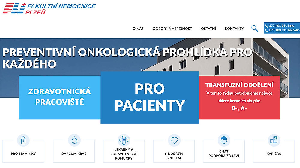 obrázek 1 k článku Fakultní nemocnice Plzeň